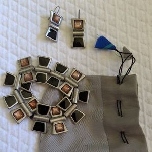 Bracelet/earrings set